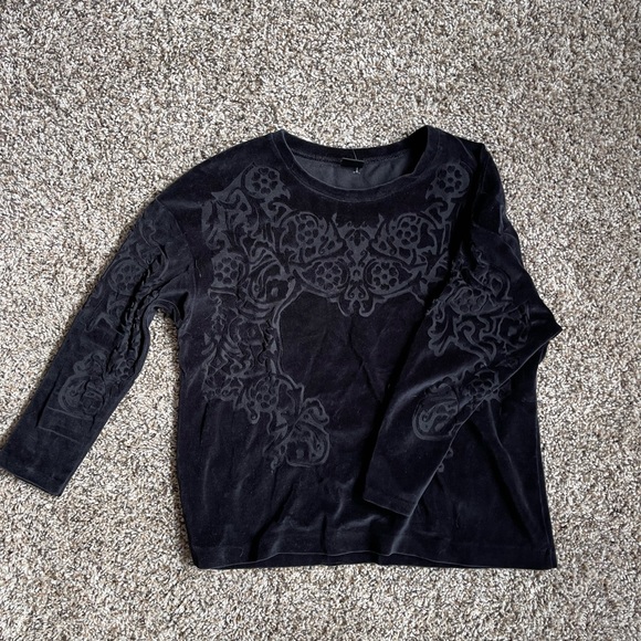 ZARA Velvet Sweater - Picture 1 of 3